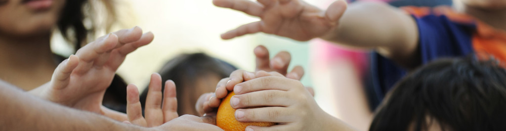 Children sharing together